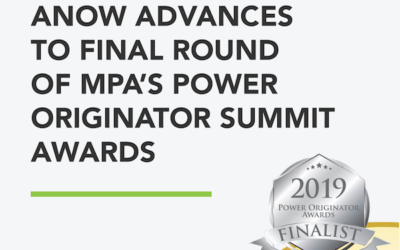 Anow advances to final round of MPA’s Power Originator Summit Awards