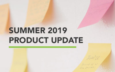 Summer 2019 Product Update