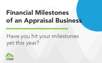 Financial Milestones of an Appraisal Business – Have You Hit The Mark Yet